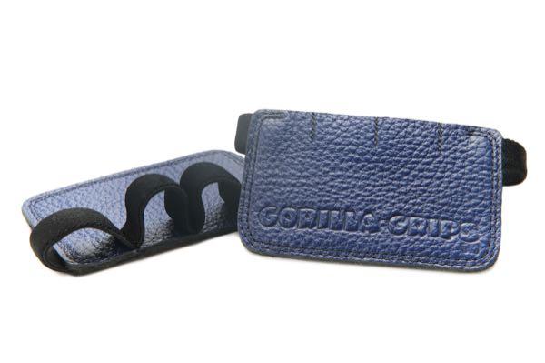 Steel Blue Weight Lifting Grips