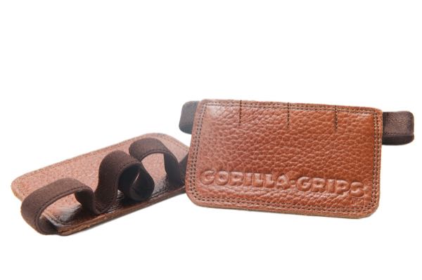 Retro Brown Weight Lifting Grips