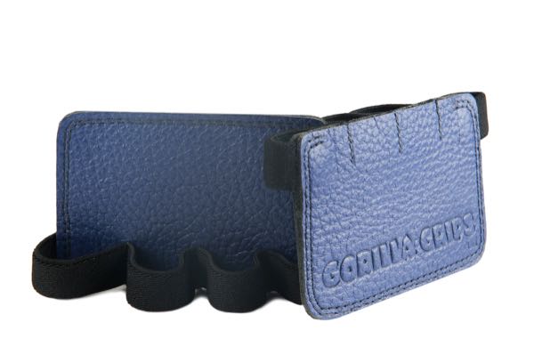 Steel Blue Weight Lifting Grips