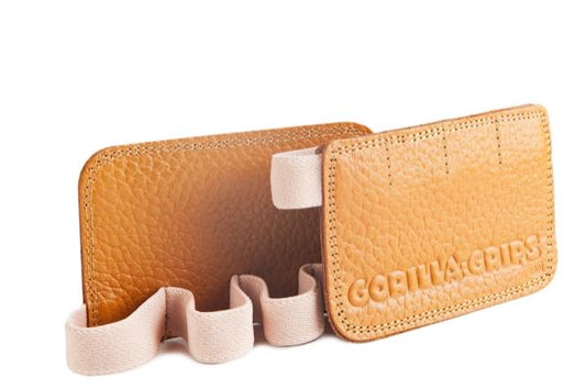 Retro Tan Weight Lifting Grips